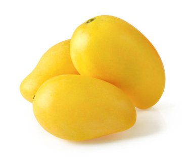 Mango beyaz arkaplanda izole edildi