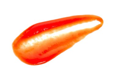 Beyaz arkaplanda izole edilmiş domates sosu