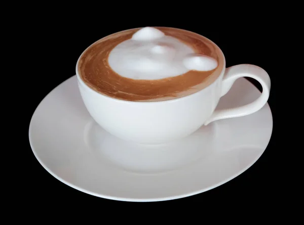 Jak Dělá Latte Art Barista Zaměření Mléce Káva — Stock fotografie