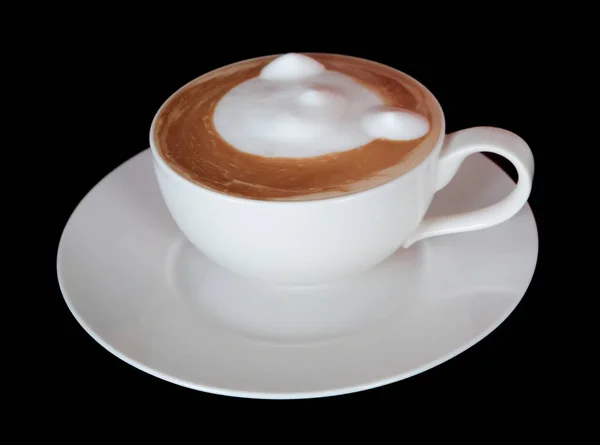 Hur Man Gör Latte Art Barista Fokus Mjölk Och Kaffe — Stockfoto