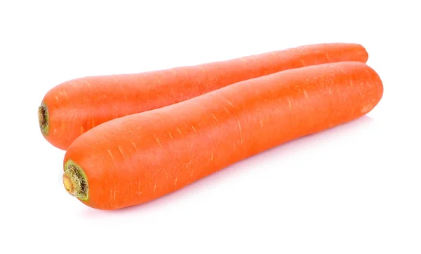 Морковь Изолированы Белом Фоне — стоковое фото