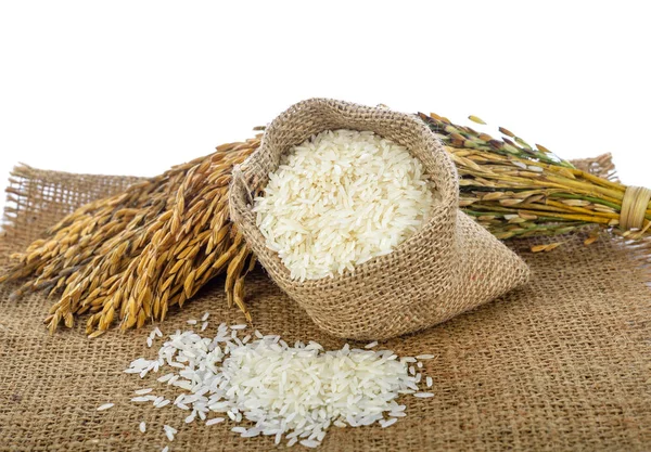 White Rice Thai Jasmine Rice Unmilled Rice Royalty Free Stock Photos