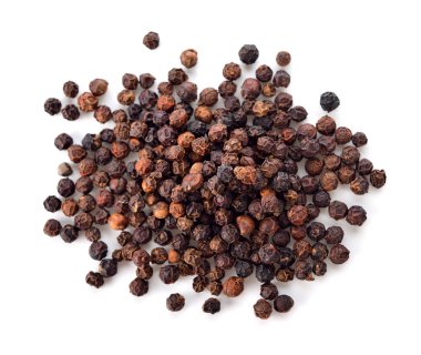 Beyaz arkaplanda Kara Biber