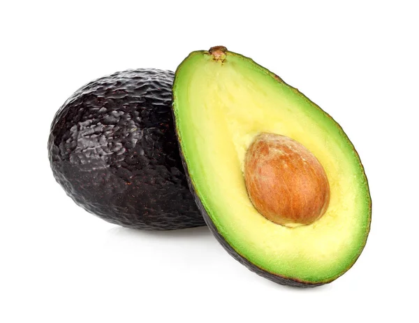 Avocado geïsoleerd op witte achtergrond — Stockfoto