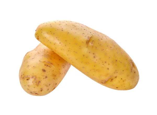 Potatis isolerad på vit bakgrund — Stockfoto