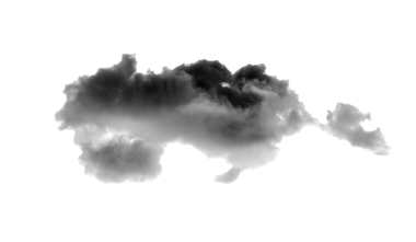 siyah bulutu şeffaf png