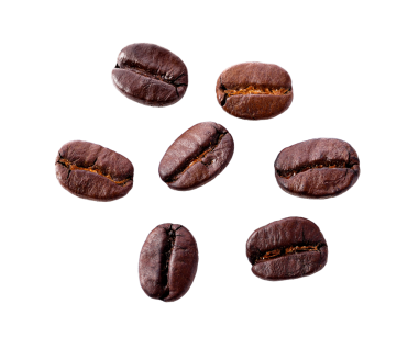 Kahve çekirdekleri şeffaf png