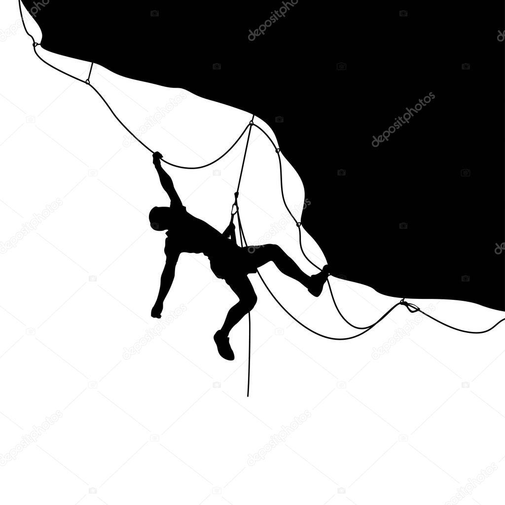 climber silhouette image