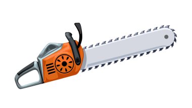 beyaz turuncu chainsaw