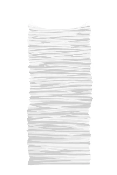 Pila de papel en blanco — Archivo Imágenes Vectoriales