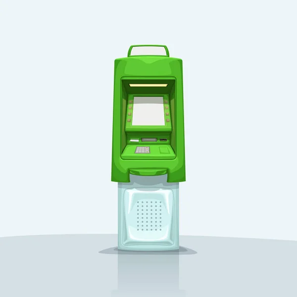 ATM op heldere achtergrond — Stockvector