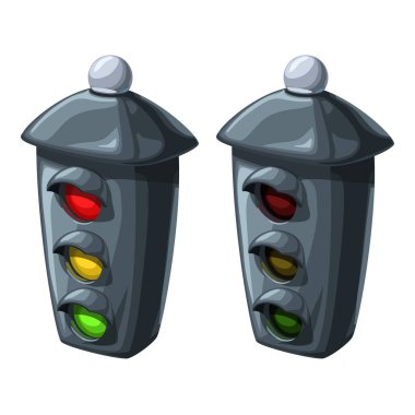 iki koşullarda trafik ışıkları