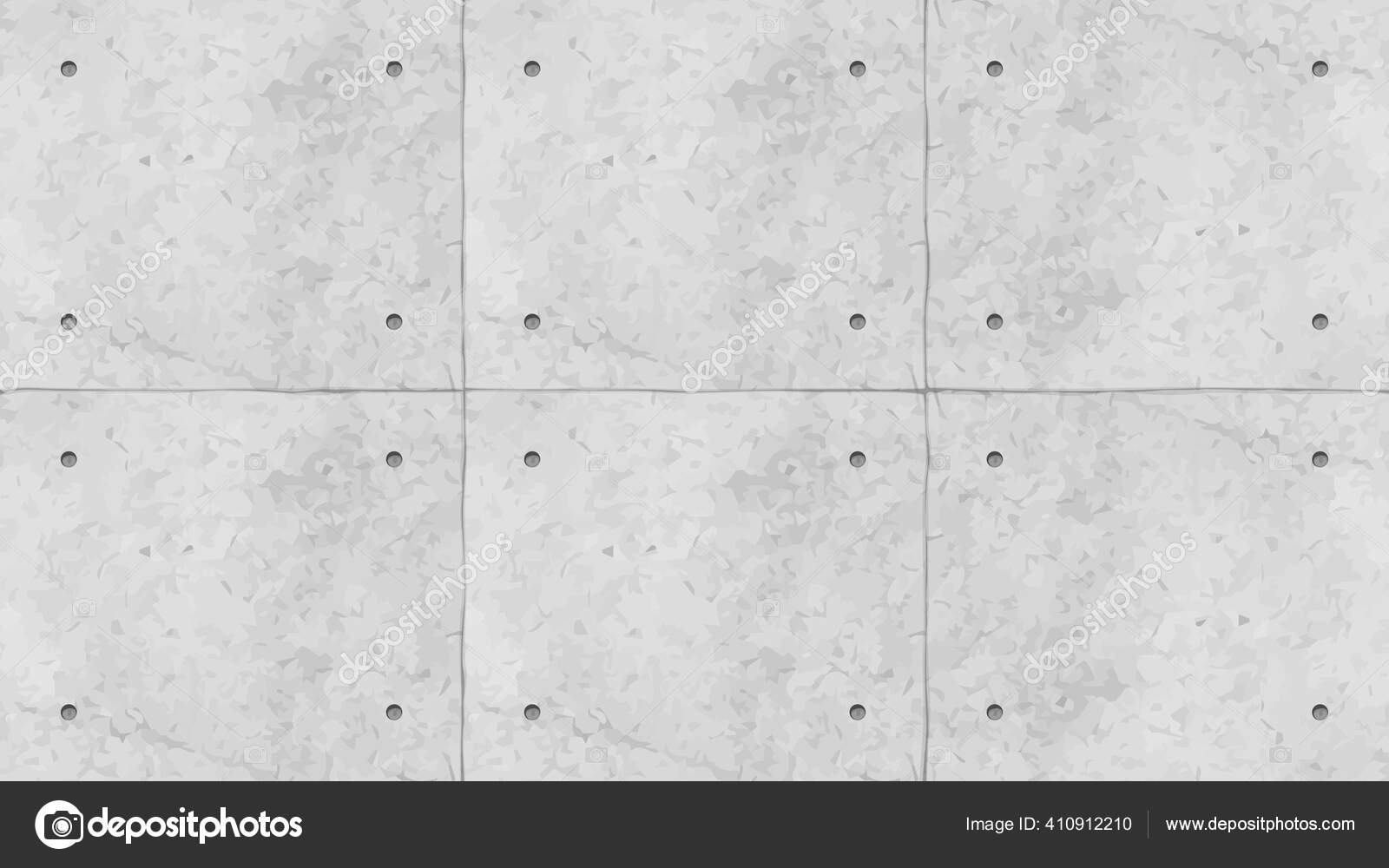 Grey Color Concrete Wall Panels With Holes Stock Vector C Ifh85