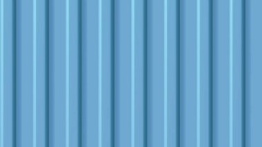 Mavi renkli metal konteynır yan duvar görüntüsü. Yakın çekim. pürüzsüz kalıp arkaplanı