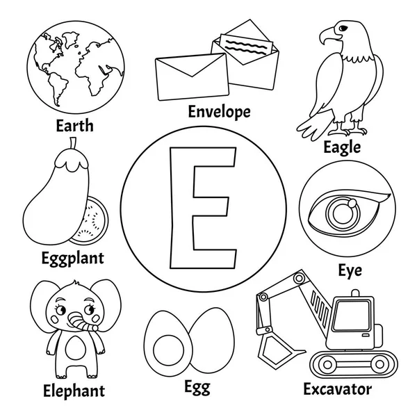 Download Vector Cute Kids Animal Alphabet Letter Set Cute Cartoon ...