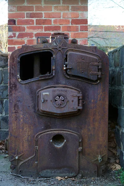 Kilda Vic Australia Aug 2018 Old Rusty Antique Vintage Radiator — Stock Photo, Image