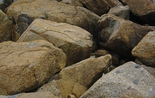 Vista Perto Das Grandes Pedras Rochosas — Fotografia de Stock