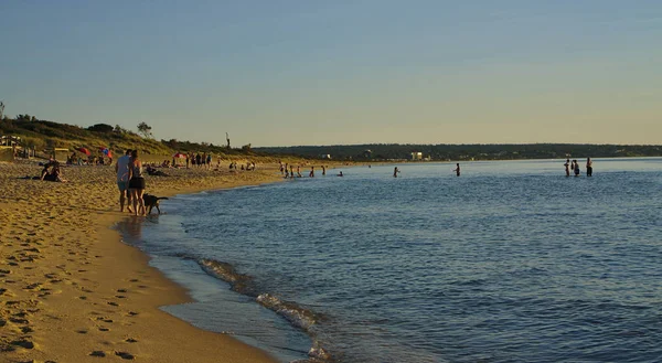 Seaford Vic Αυστραλία Δεκ 2018 Άνθρωποι Που Απολαμβάνουν Την Παραλία — Φωτογραφία Αρχείου