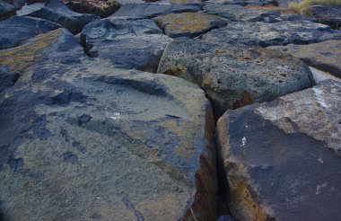 Kayaların tam kare görünümü