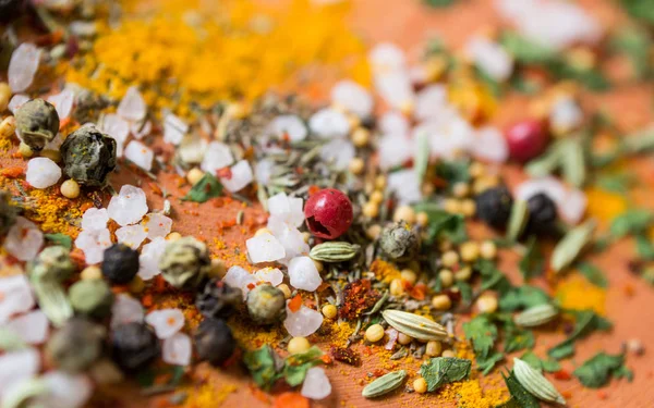 Macro Shot Different Spices — Stock Photo, Image