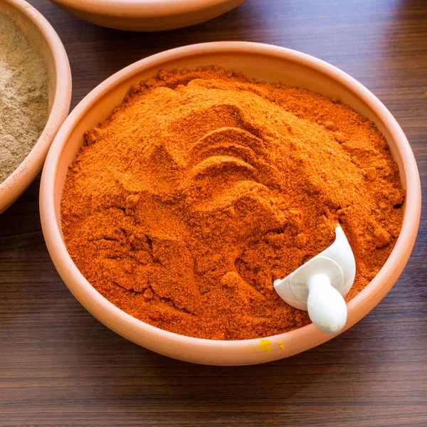 Paprika Bowl Table — Stock Photo, Image