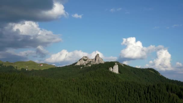 Rarau Mountains Time Lapse Roemenië — Stockvideo