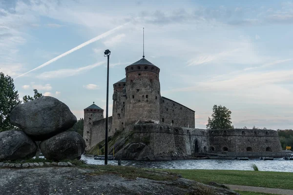 Zamek Olavinlinna, Finlandia — Zdjęcie stockowe