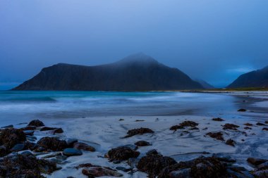 Skagsanden Sahili, Lofoten, Norveç