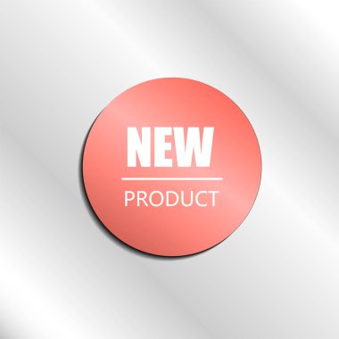 Fiyat Etiketi, Yeni Ürün, promosyon indirim etiket afiş, Reklam etiketi, Vektör İllüstrasyon 
