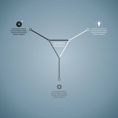 İş Infographics, geometri, üçgen tasarım, pazarlama sunumu, Bölüm Banner