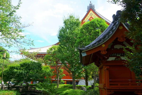 Asian Japanese Garden Buddhist Temple Summer Time — Stock Photo, Image