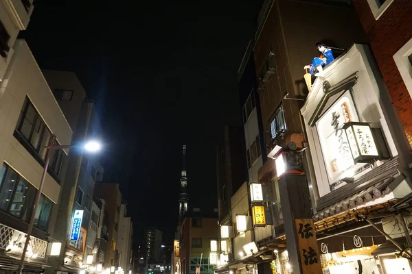 Demboin Dori Sokağı. Asakusa ilçesi — Stok fotoğraf