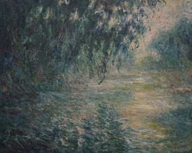 Claude Monet, sabah Seine 'de