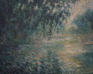Claude Monet, Morning on the Seine clipart