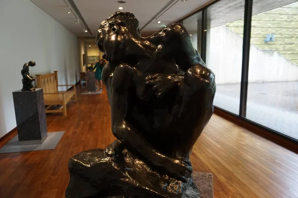 Auguste Rodin, The Crouching Woman. Bronze — Stock Photo, Image