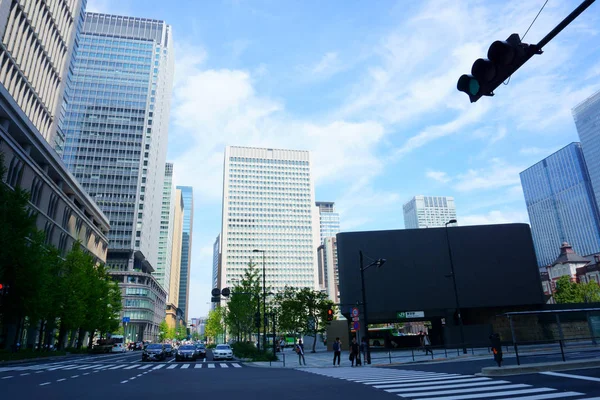 Tokyo Japonya Eylül 2018 Yaya Geçidi Tokyo Stasyonu Japonya — Stok fotoğraf