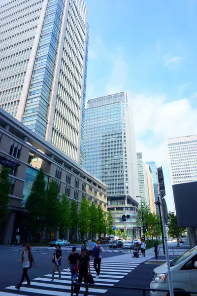 Tokyo Japonya Eylül 2018 Yaya Geçidi Tokyo Stasyonu Japonya — Stok fotoğraf