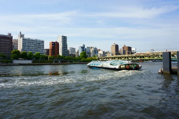 Tokyo Japan Maj 2019 Tokyo Kryssningsbåt Som Heter Hotaluna Sightseeing — Stockfoto