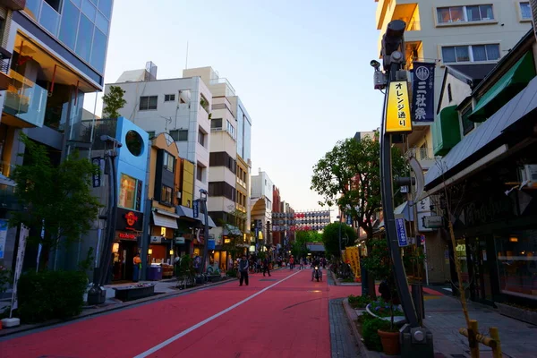 Tokyo Japan Maj 2019 Orange Street Shoppingdistrikt Runt Asakusatemplet — Stockfoto