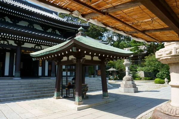 Kamakura Japonsko 2019 Chrám Hesedera Jedním Buddhistických Chrámů Městě Kamakura — Stock fotografie