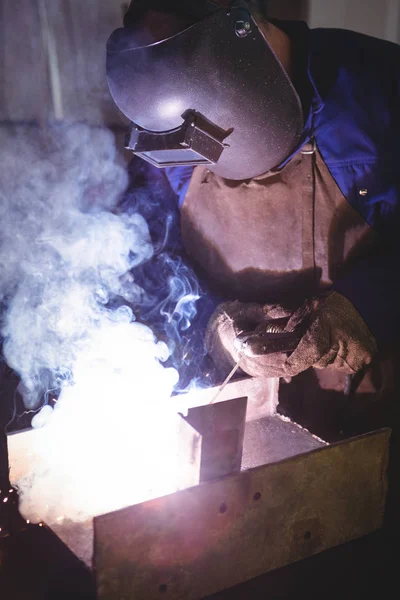 焊机焊接金属车间 — 图库照片
