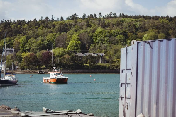 View Boats Sea Sunny Day — Stock Photo, Image