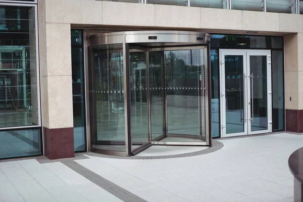 View Modern Entrance Office Building — Stock Photo, Image