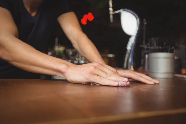 Hale Temizlik Bar Bar Bölümünde Orta Bar Sayaç — Stok fotoğraf