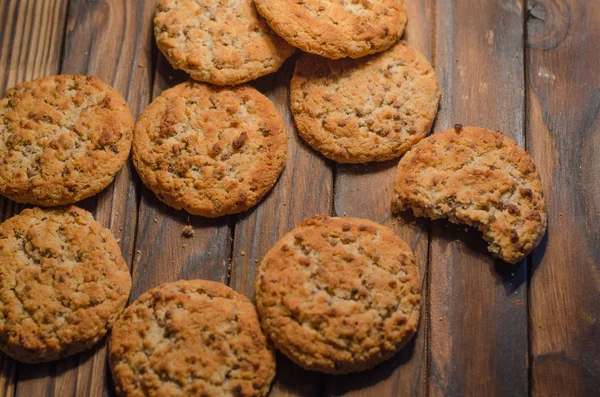 Biscoitos Framboesa Chocolate — Fotografia de Stock