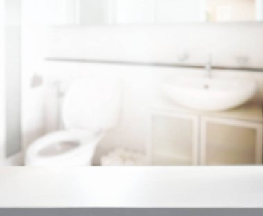 Masa üstü ve arka plan bulanıklık banyo