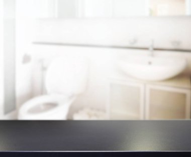 Masa üstü ve arka plan bulanıklık banyo