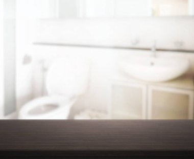 Masa üstü ve arka plan bulanıklık banyo