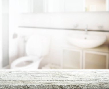 Masa üstü ve arka plan bulanıklık banyo