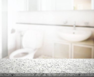 Masa üstü ve arka plan bulanıklık banyo